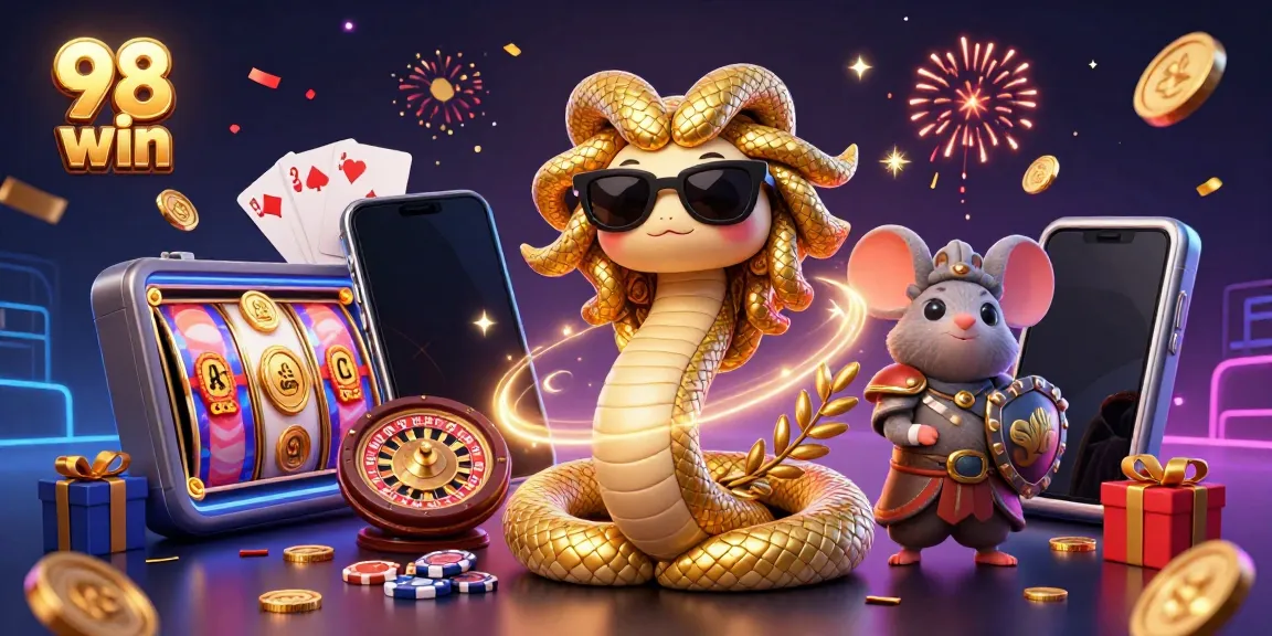 Engage with immersive 98 win gameplay featuring unique characters and exciting casino elements.