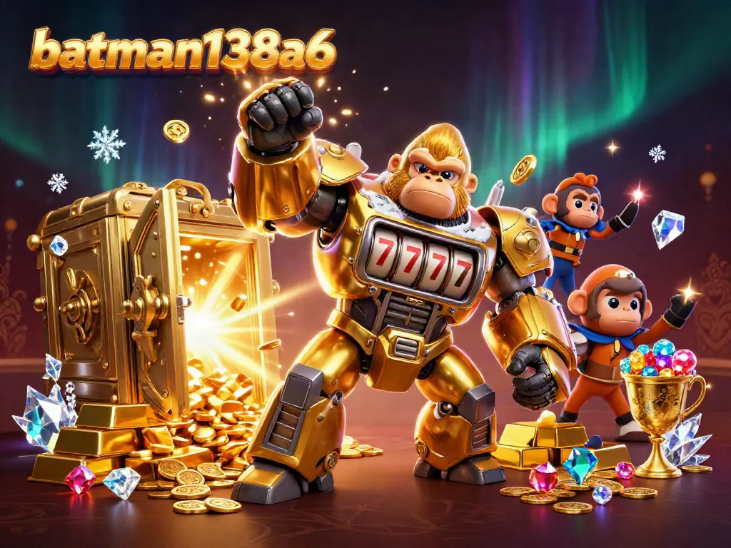 Experience thrilling gameplay at batman138a6 with vibrant characters, rotating slots, and cascading treasures!