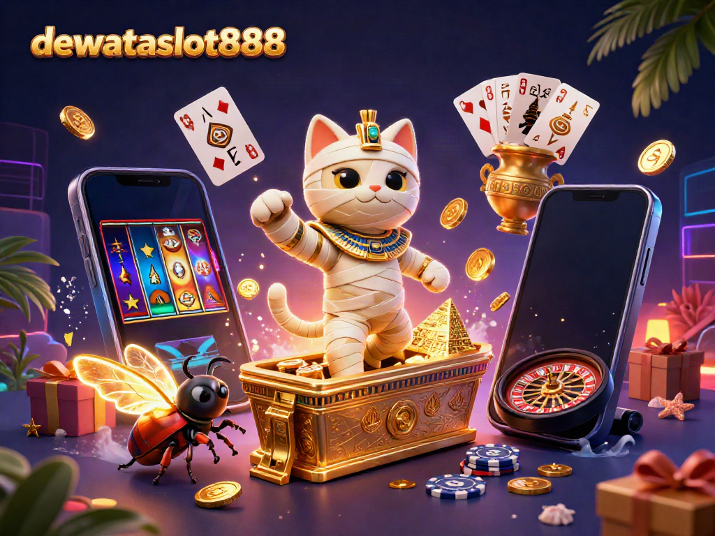 Pemain DEWATASLOT888 menikmati pengalaman slot dengan akun demo dan manfaat latihan scatter