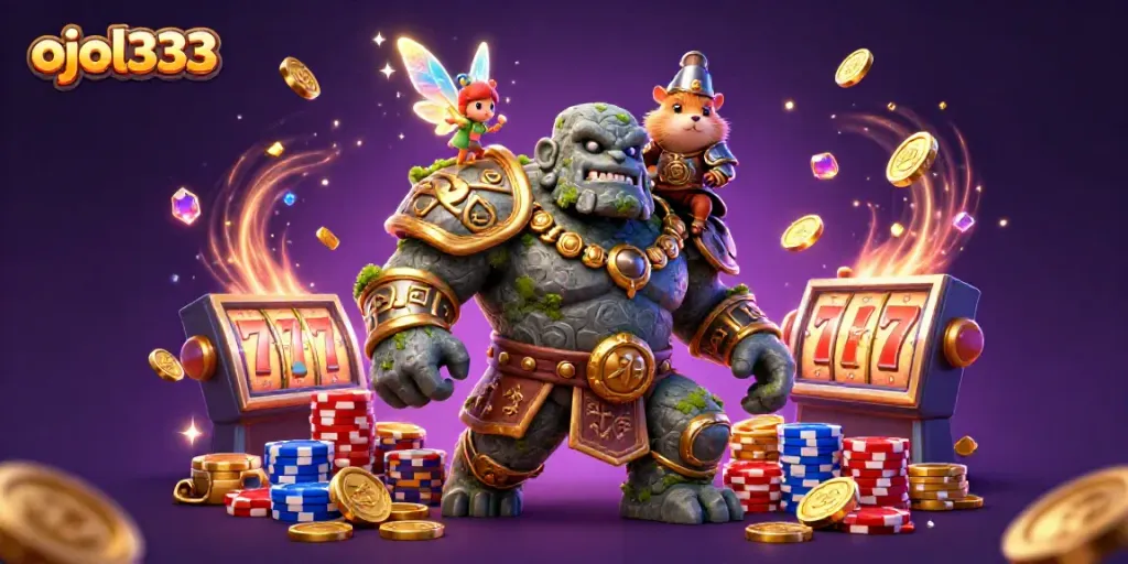 Engage with ojol333 and experience thrilling online slots action with vibrant magical characters.