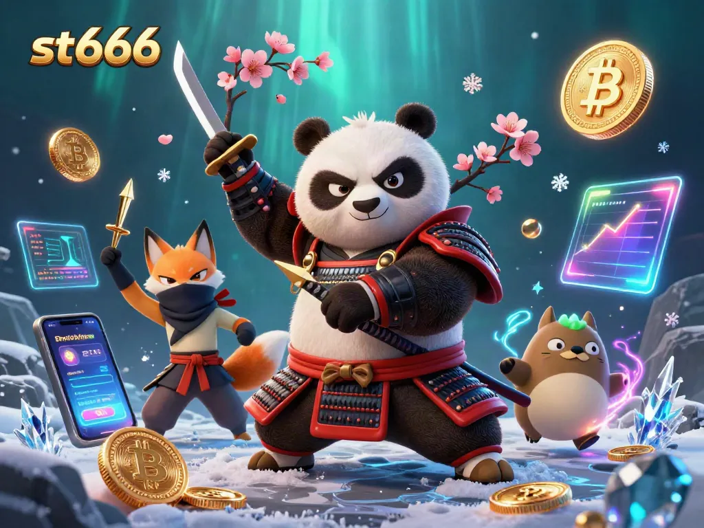 Experience the excitement at st666 with a 3D cartoon illustration showcasing vibrant characters and digital casino elements.