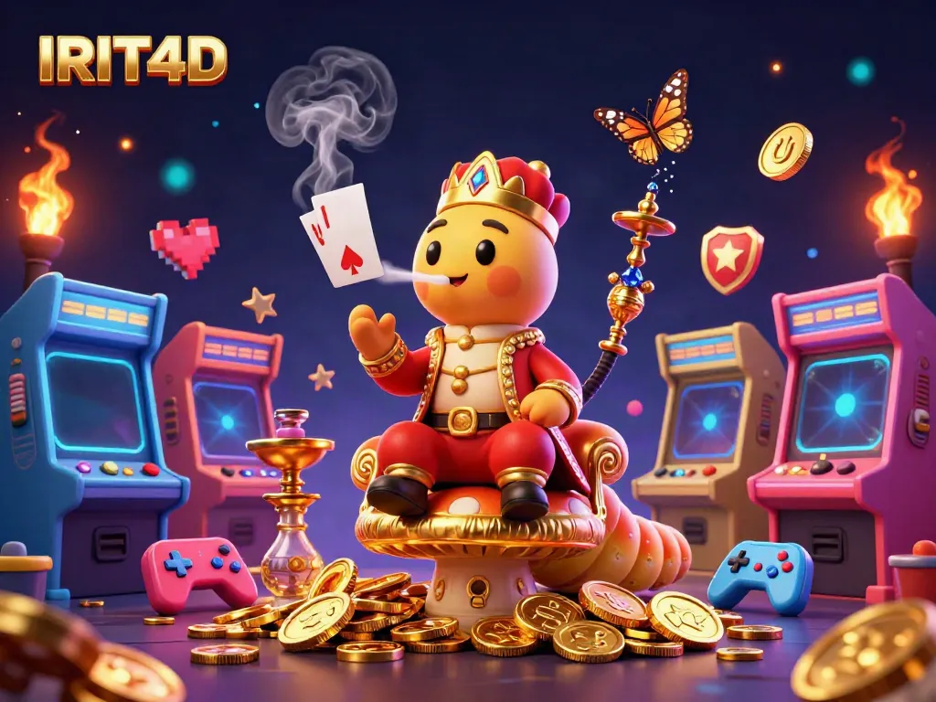 Experience the excitement of IRIT4D with thrilling game elements and vibrant characters in a dynamic casino setting.