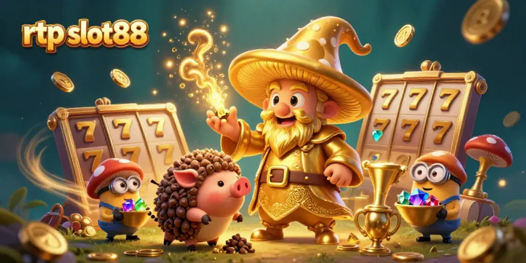 Mencoba keberuntungan dengan slot RTP slot88 dalam suasana penuh keceriaan dan emas.