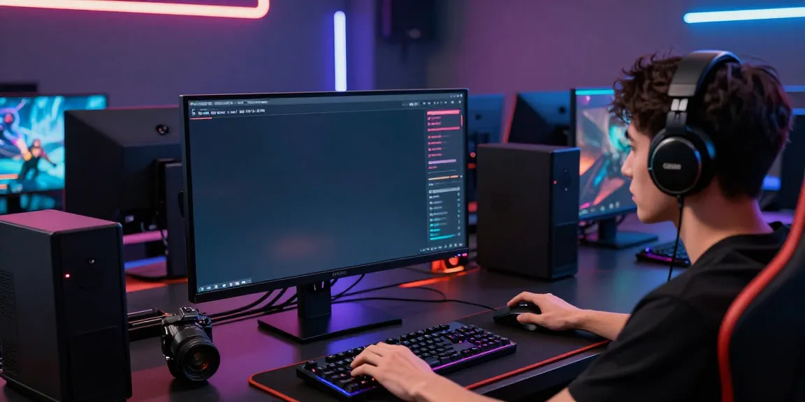 singatoto user engaging with advanced gaming technology in modern setup