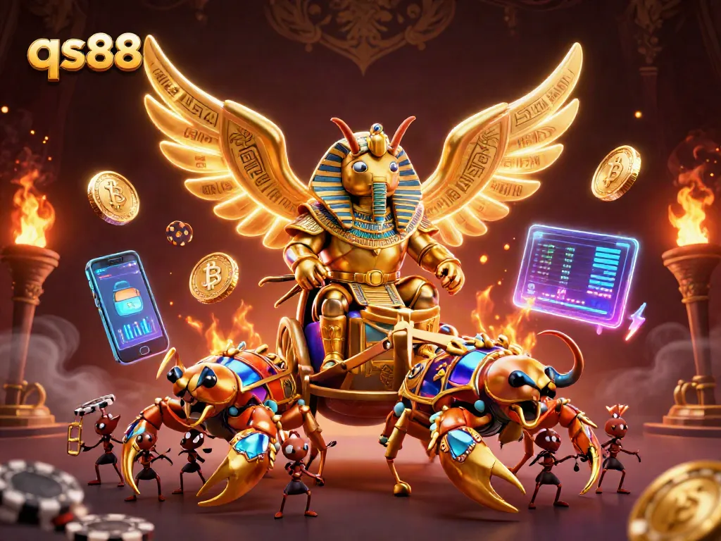 Play exciting games with qs88 and a dazzling display of golden symbols and vibrant elements.