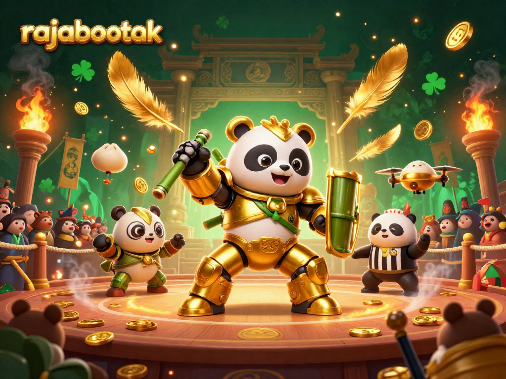 Engage with rajabotak in an exhilarating casino arena featuring dynamic characters and vibrant gambling action.