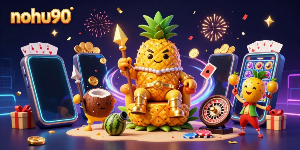 Engage with exciting casino games at nohu90, featuring vibrant characters and winning opportunities.