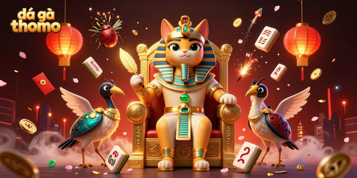 Engage in the intense action of đá gà thomo with dynamic elements and vibrant characters.
