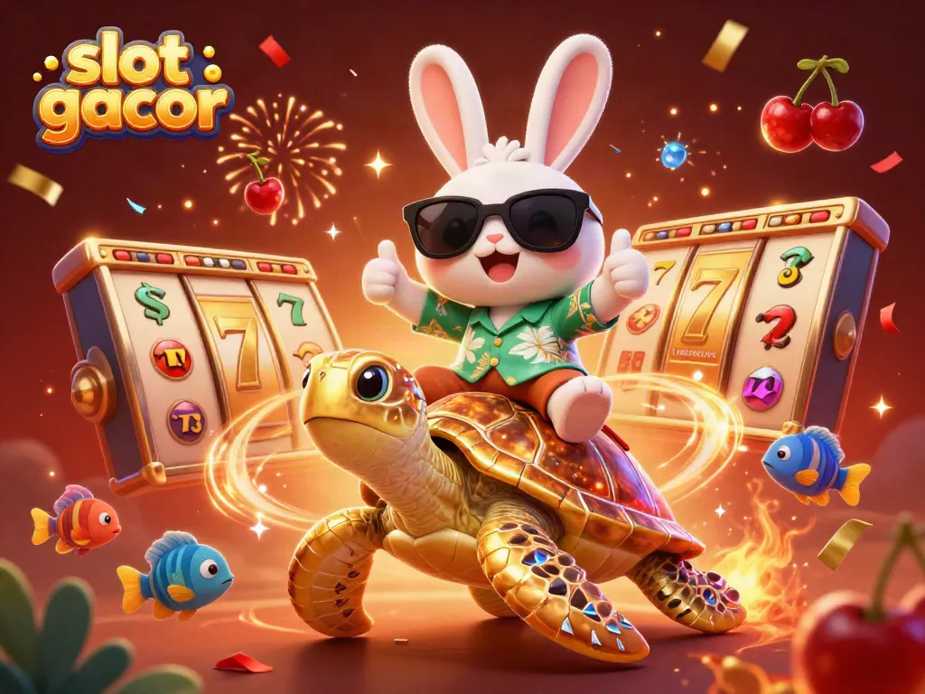Experience fun and excitement with slot gacor, featuring vibrant characters and colorful slot symbols.