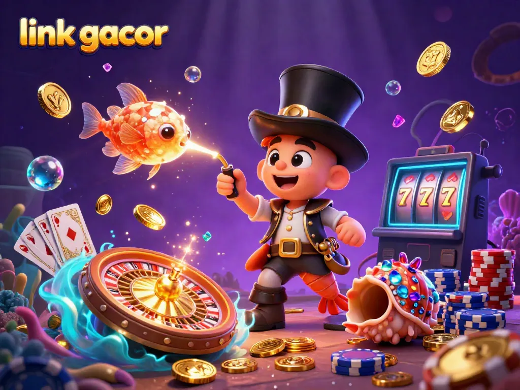 Experience thrilling wins with link gacor in this vibrant casino scene full of adventure.