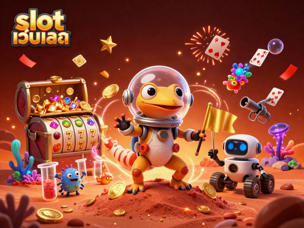 สนุกกับ slot เว็บตรง ในภาพที่มีมาร์เตียนเกคโกระตุ้นในคาสิโนทองคำ
