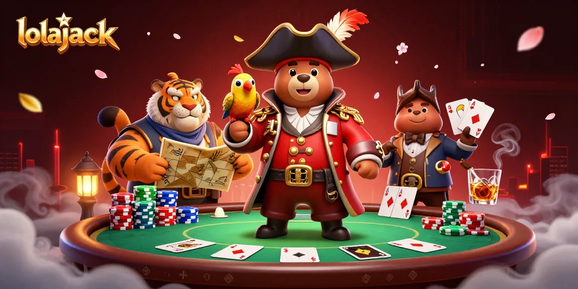 Experience the thrilling "lolajack" poker scene with intense gameplay and colorful characters.