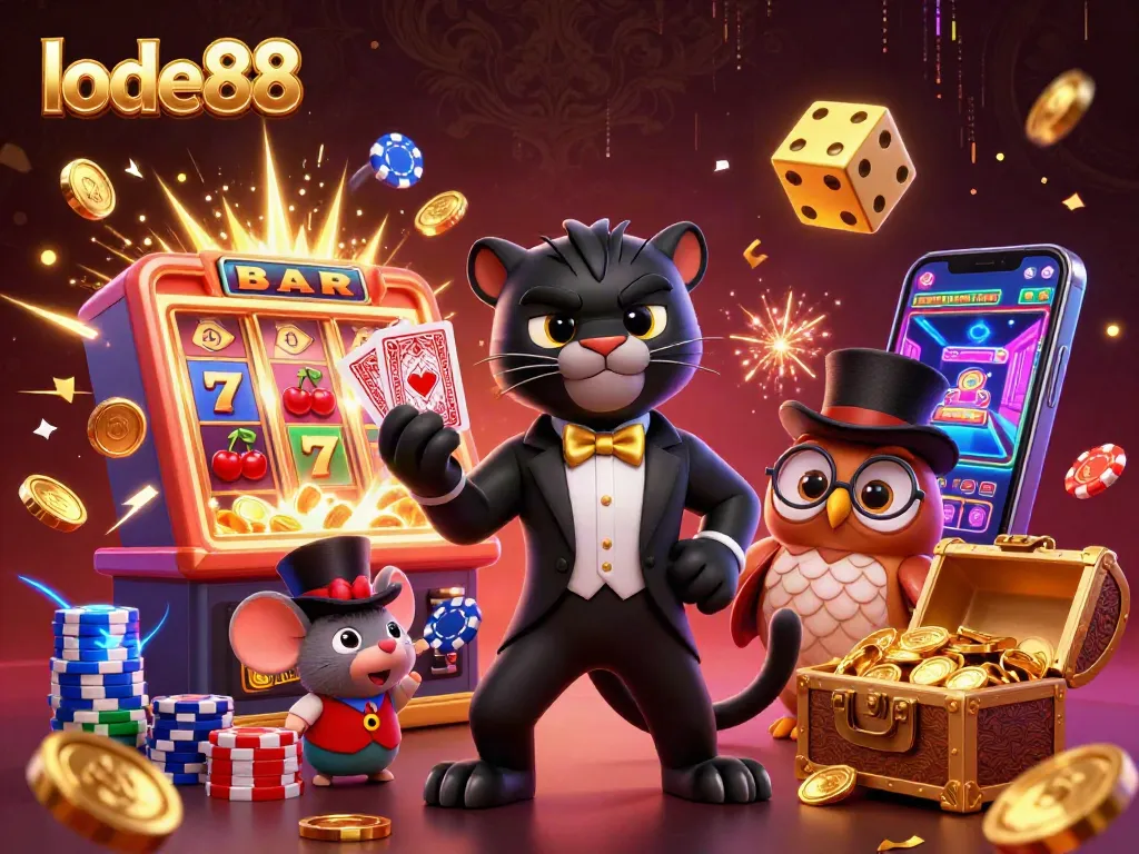 Engage with lode88 casino action as elegant characters deal cards and celebrate jackpots.