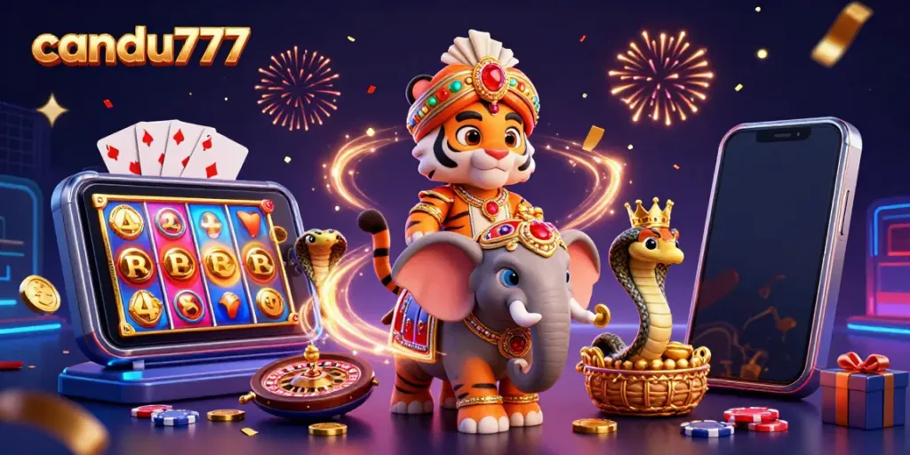 Bermain di candu777 dengan slot gacor yang menyenangkan, penuh simbol keberuntungan dan permainan menarik.
