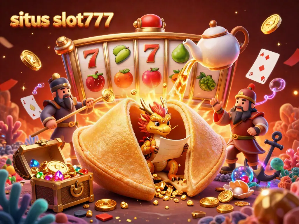 Menangkan permainan slot777 dengan suasana penuh keberuntungan dan karakter menggemaskan.