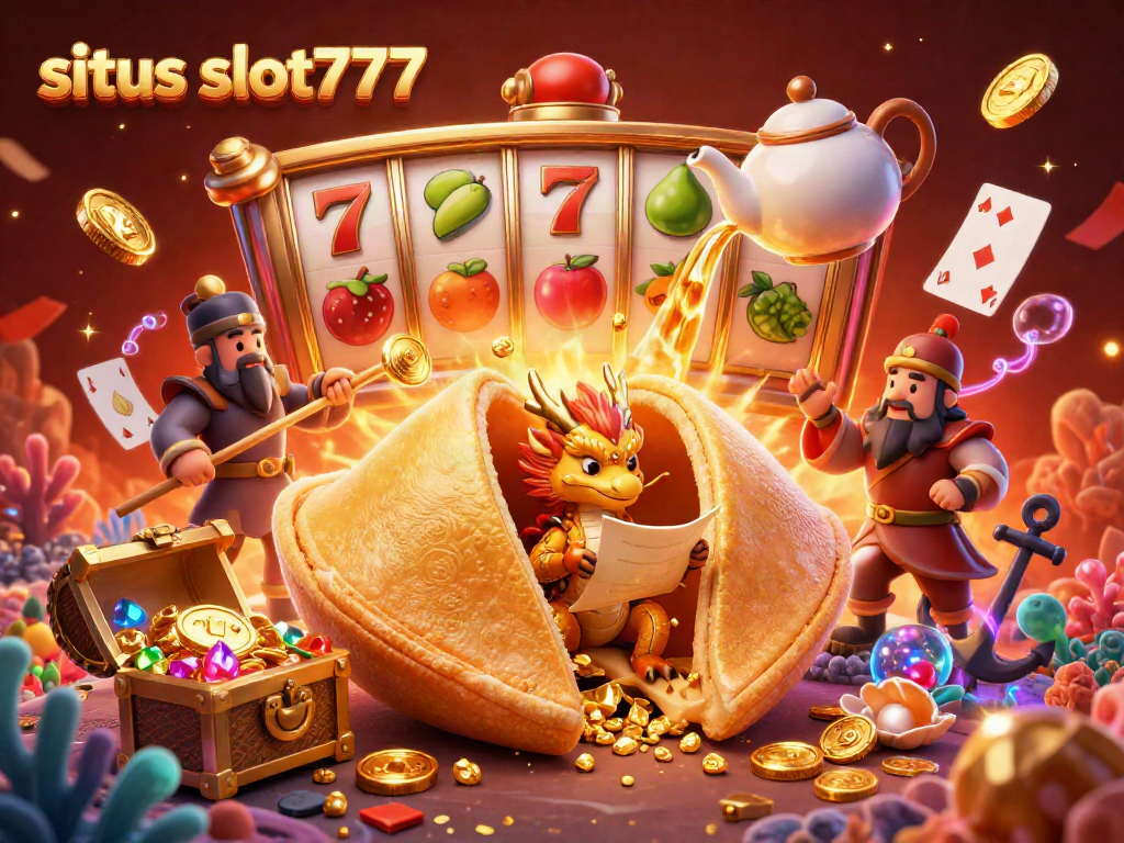 Menangkan permainan slot777 dengan suasana penuh keberuntungan dan karakter menggemaskan.