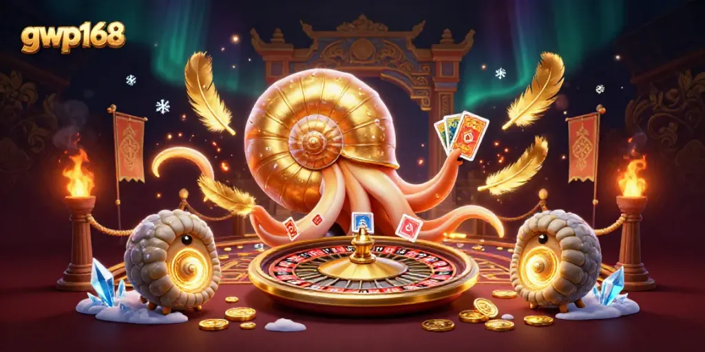 Menangkan permainan di gwp168 dengan ilustrasi kasino 3D yang epik dan penuh warna