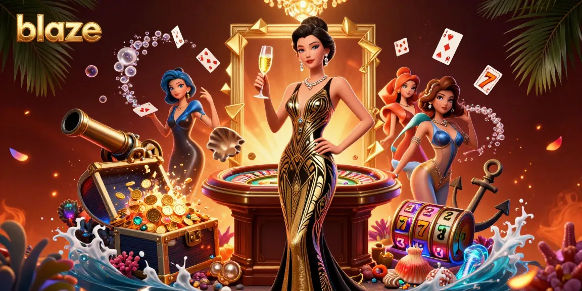 Experience the blaze of excitement with our stunning casino-themed illustration, featuring luxury and dynamic gaming elements.