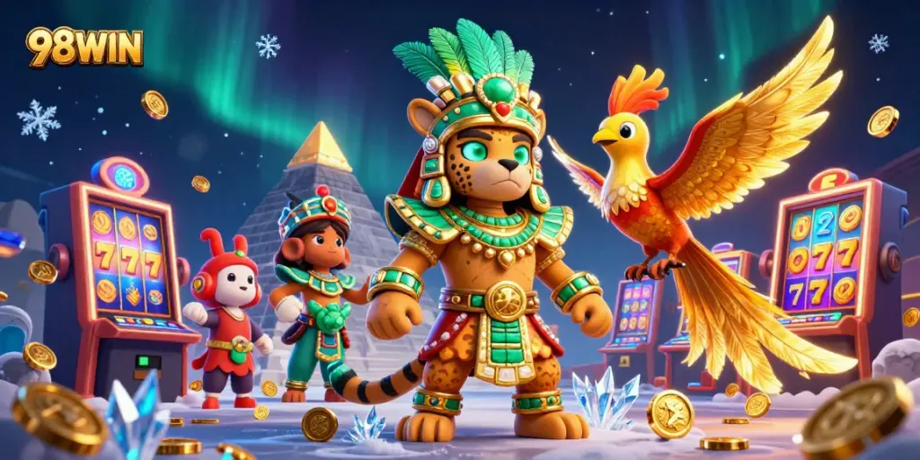 Experience thrilling gameplay at 98WIN with slots, jackpots, and stunning casino graphics.