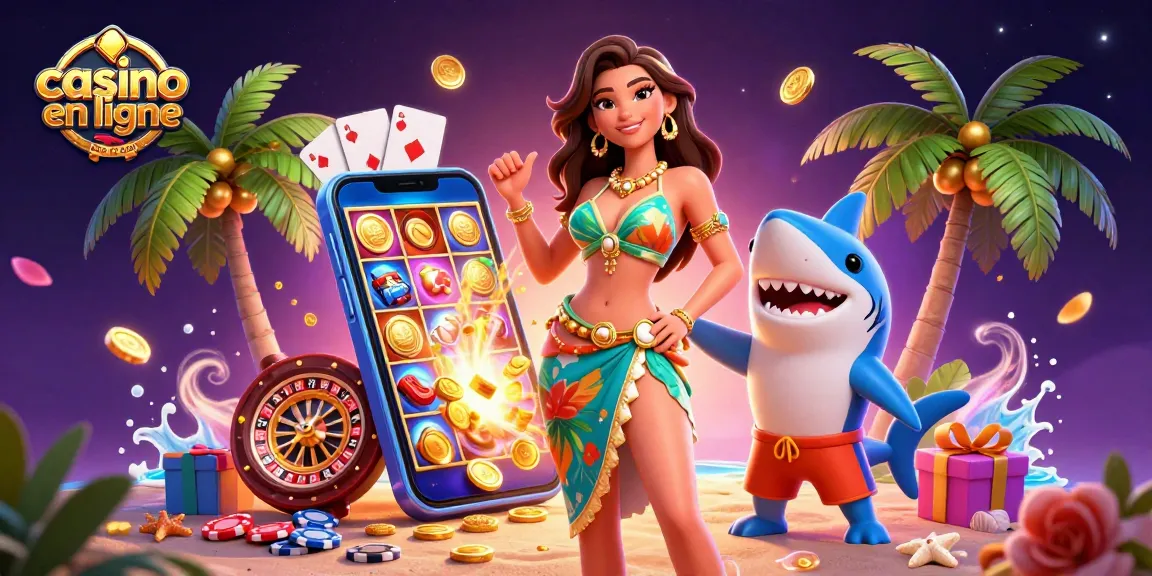 Découvrez l'excitation du nouveau casino en ligne avec des personnages 3D vibrants et des éléments de jeu immersifs.