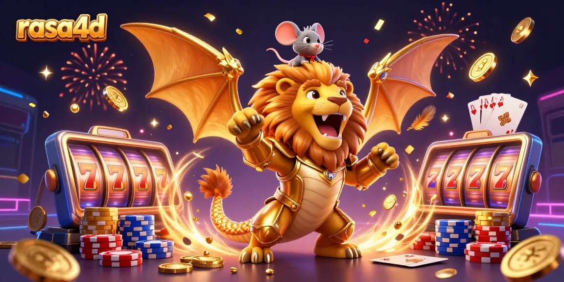 Permainan slot yang mendebarkan dengan rasa4d, menampilkan keajaiban slot dan keberuntungan.