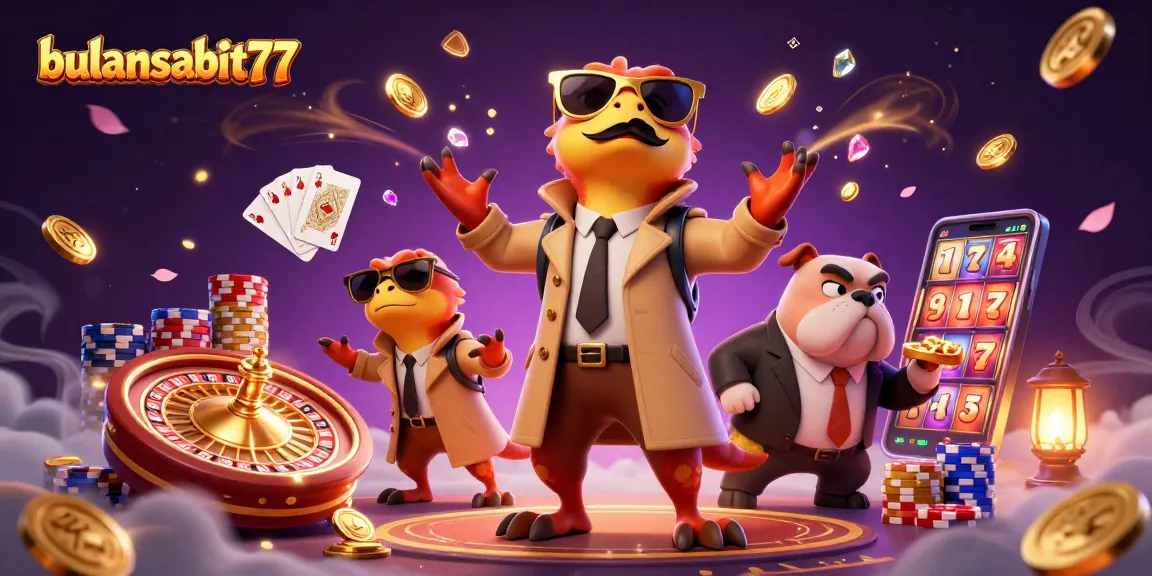 Experience bulansabit77 in a vibrant casino scene with dynamic raptors and luxurious elements.