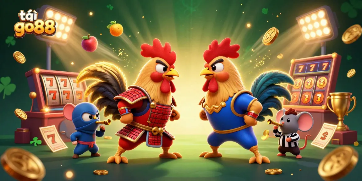 Tải go88 your winning streak with exciting slot games featuring dynamic roosters and casino elements