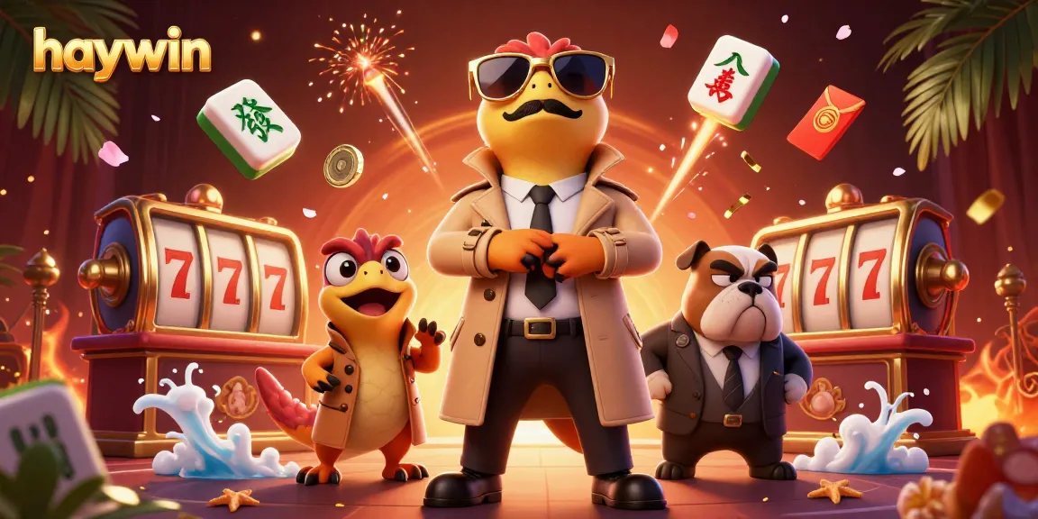 Experience the excitement at Haywin with three raptors hilariously disguised at a casino VIP entrance.