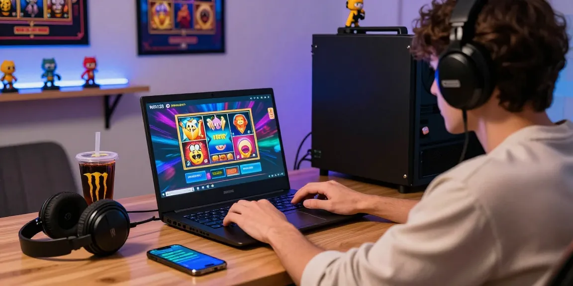 Player engaged in WD138 login experience on vibrant gaming platform with slot games